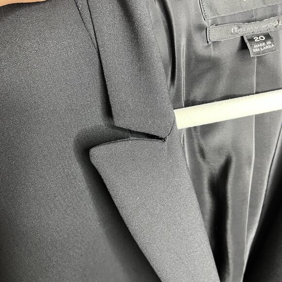 J Crew Blazer Women's Plus Size 20 Black Stretch Wool J5383 Jacket Academia - Picture 8 of 8